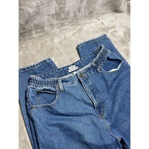 L.L.Bean Vintage Original Fit Relaxed Jeans Women's Size 14 Straight Medium Wash